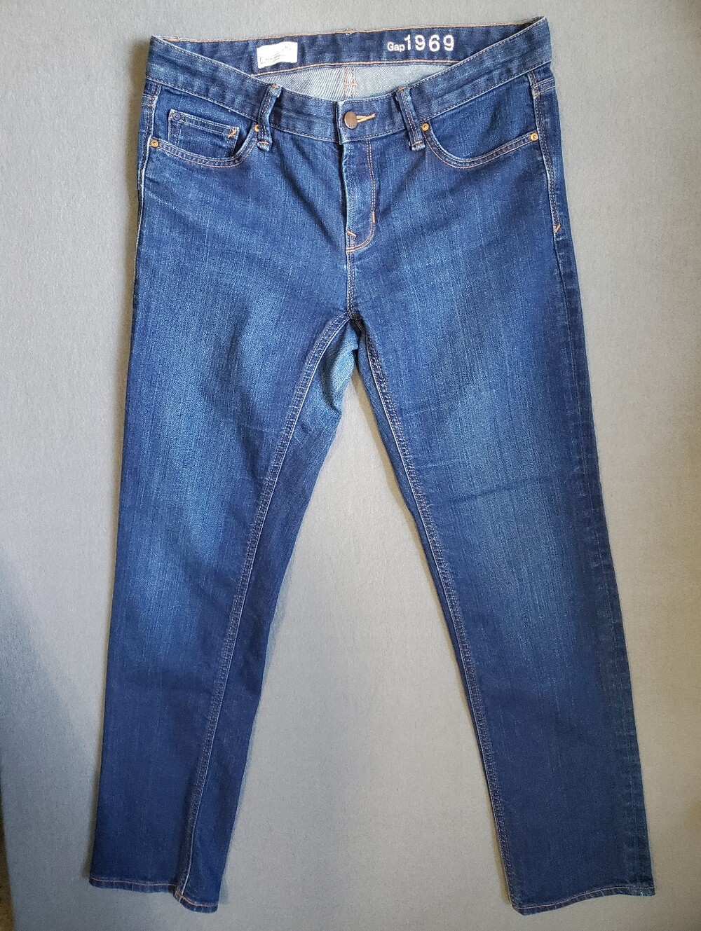 Gap 1969 Classic Real Straight 29r blue jeans 90's style